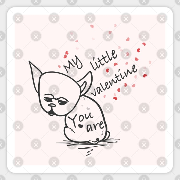 My little Valentine Sticker by Xatutik-Art